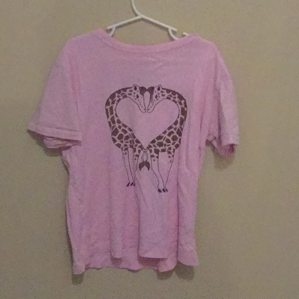 A giraffe print pajama set!